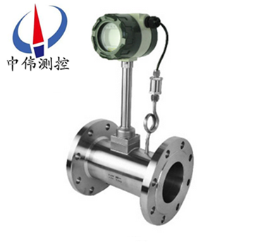 Gas vortex flowmeter